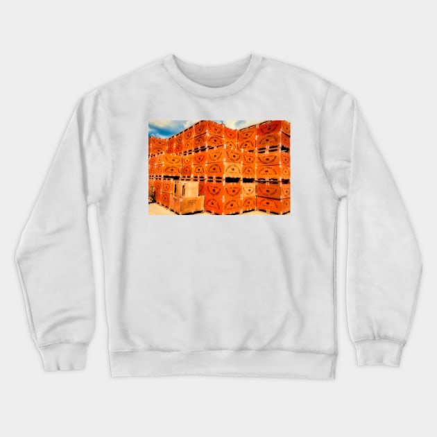 Apple Crates Crewneck Sweatshirt by Robert Alsop